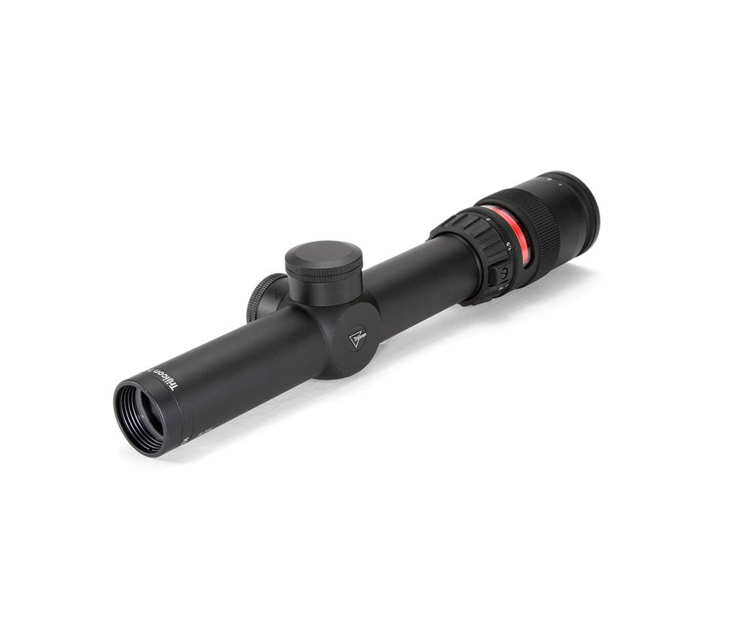 Trijicon AccuPoint 1-4x24 Riflescope w/ Red Triangle Post Reticle - TR24R - Trijicon