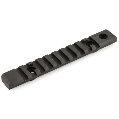TROY 5.4" Picatinny Rail Section w/ QD Swivel Hole Fits Certain TROY Rail Systems, Black - SRAI-TRX-P5BT-00 - Troy Industries