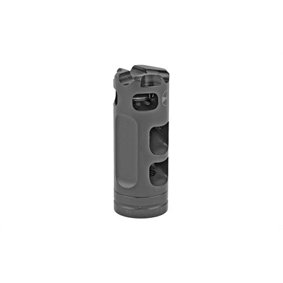 Ultradyne USA Pulse Compensator Muzzle Brake Fits 556/223 AR Rifles w/ 1/2in-28 Thread, Black Nitride - UD11160 - Ultradyne
