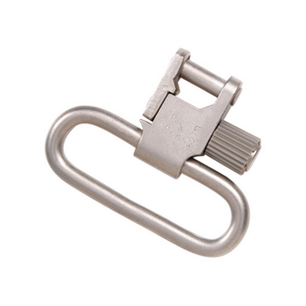 Uncle Mike's 1.25" Quick Detach Super Sling Swivel with Tri-Lock, Nickel Plated - 10932