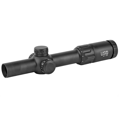 US Optics TS Series Rifle Scope 1-6x24mm w/ MS2 MIL SCALE 2 Reticle, Black - TS-6X MS2 - Us Optics