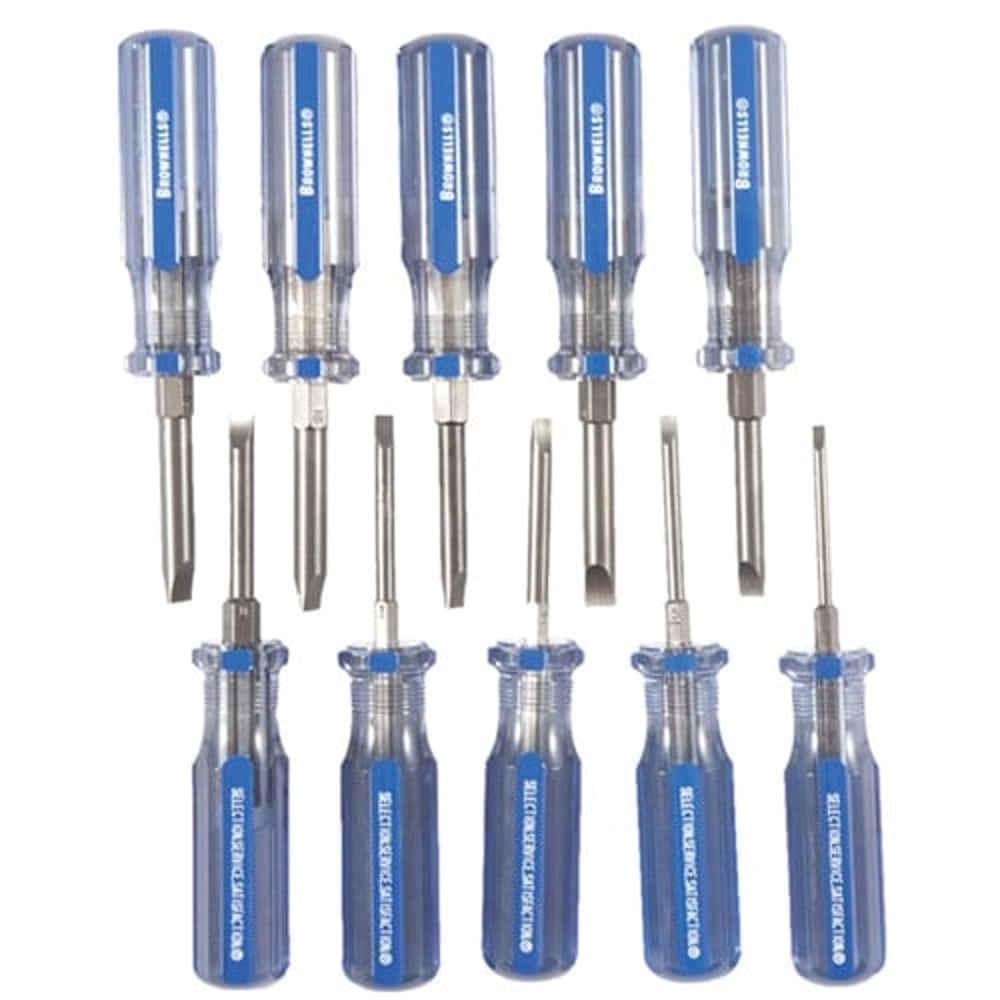 Brownells Complete Fixed Blade Screwdriver Set