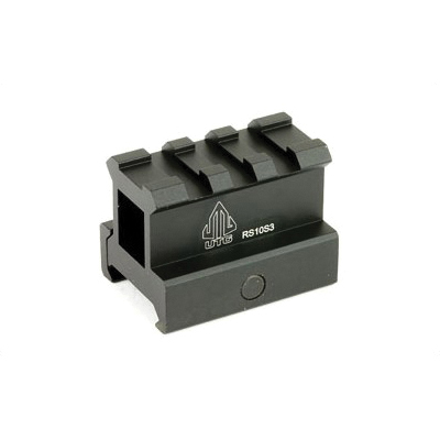 Leapers UTG 3-Slot Compact Riser Mount 1" Height Compact Riser, Black - MNT-RS10S3 - Leapers, Inc.
