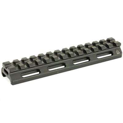 Leapers UTG Super Slim Picatinny Riser Mount .5" Height 13 Slots, Black - MT-RSX5L - Leapers, Inc.