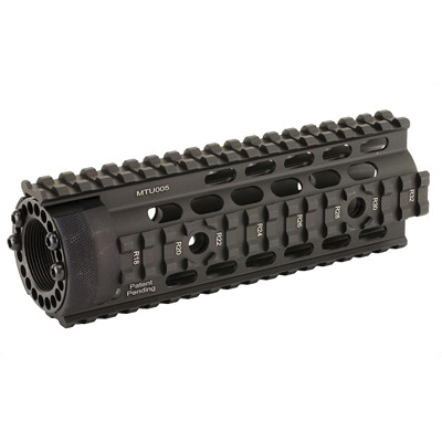 Leapers UTG Model 415 Quad Rail Fits AR Rifles Carbine Length Free Float Black - MTU005