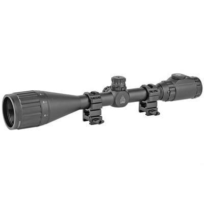Leapers UTG Hunter Rifle Scope 6-24x50 1" 36-Color Mil-Dot Reticle with Rings, Black -  SCP-U6245AOIEW - Leapers, Inc.