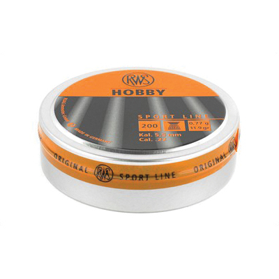 RWS Hobby Sport Line .22 Airgun Pellets, 200 Pack - 2317401 - Rws