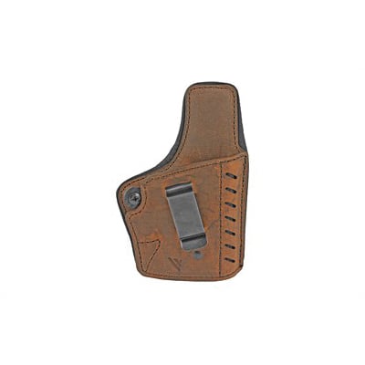Versacarry Comfort Flex Deluxe RH IWB Double Stack Holster, Distressed Brown Leather - CFD2111-1 - Versacarry