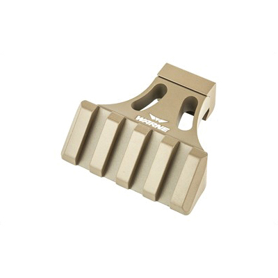 Warne 45 Degree Picatinny Offset Mount, Desert Tan - A645DE - Warne