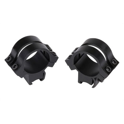 Weaver Quad Lock Medium Height Detachable 1" Scope Rings, Black - 49046 - Weaver