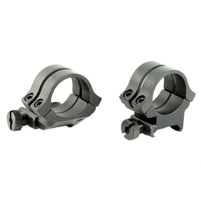 Weaver Quad Lock Extension High 1" Scope Rings, Black - 49048 - Weaver