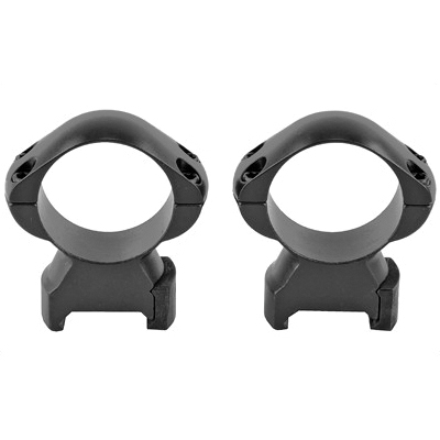 Weaver Grand Slam High Picatinny Compatible 30mm Scope Rings, Matte Black - 49309 - Weaver