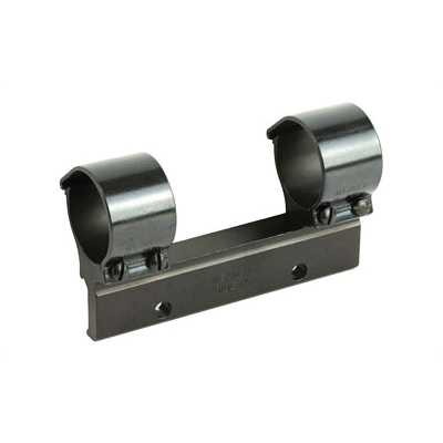 Weaver Side Mount Bracket 1 Piece High 1" Scope Mount, Gloss Black - 49350 - Weaver