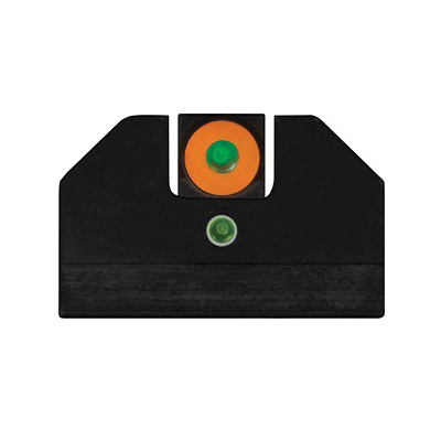 XS Sights F8 Green Front Orange Outline Rear Green Dot Night Sight Set For Glock 42/43 - GL-F008P-5 - Xs Sights