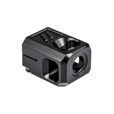 ZEV Technologies Pro Comp V2 Compensator For 9MM, Black - COMP-PRO-V2-LH-B - Zevtech