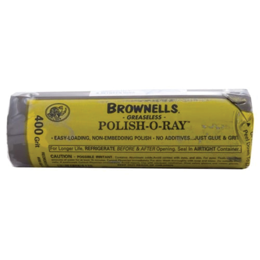 Brownells 400 Grit Polish-O-Ray, 2.42 lb Plastic Tube