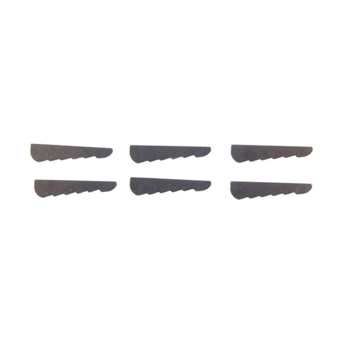 Brownells 1.08" x 0.05" Rear Sight Single Step Elevator, Black Pack of 6 - Brownells