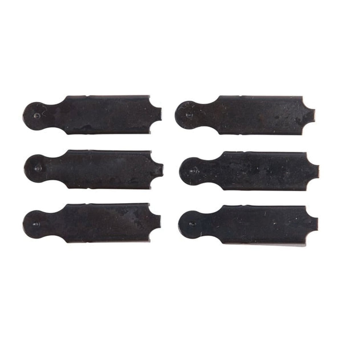 Brownells 1.22" x 0.35" Rear Sight Short Double Step Elevator, Black Pack of 6