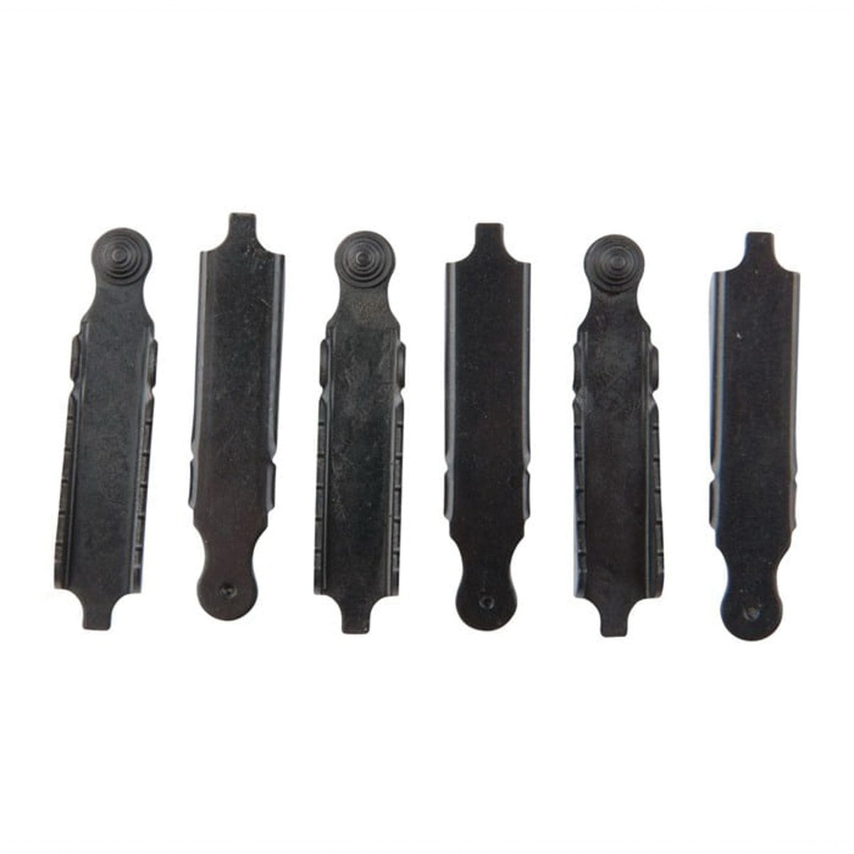 Brownells 1.63" x 0.35" Rear Sight Long Double Step Elevator, Black Pack of 6