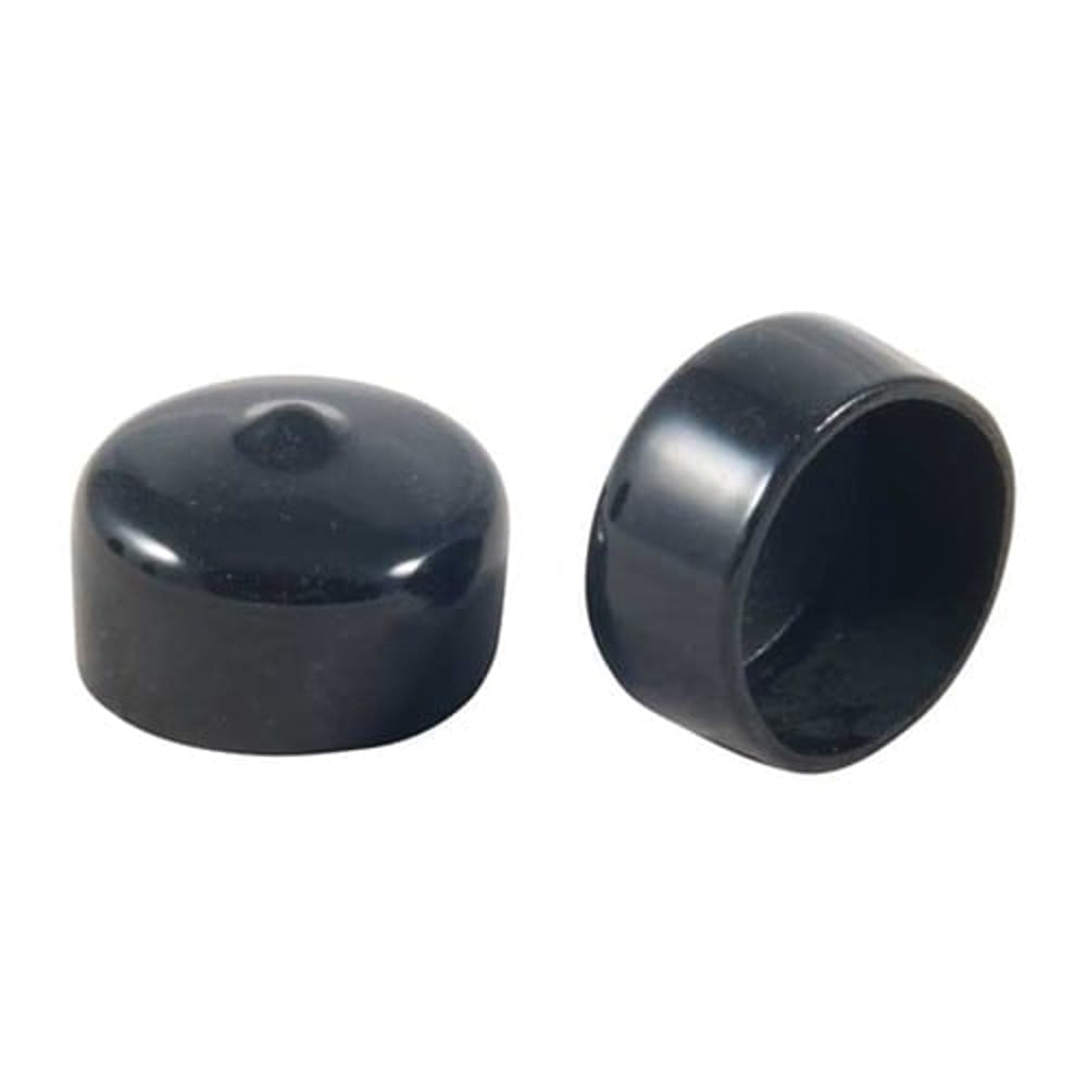 Brownells 1" Vinyl Tube Cap, Black Pack of 100 - Brownells