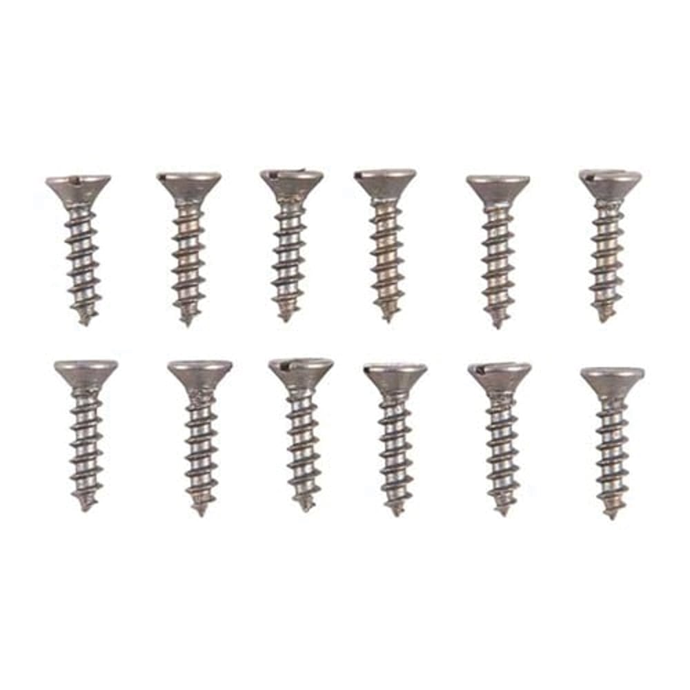 Brownells #2 x 0.38" Flat Head Wood Screw, Pack of 12 - Brownells