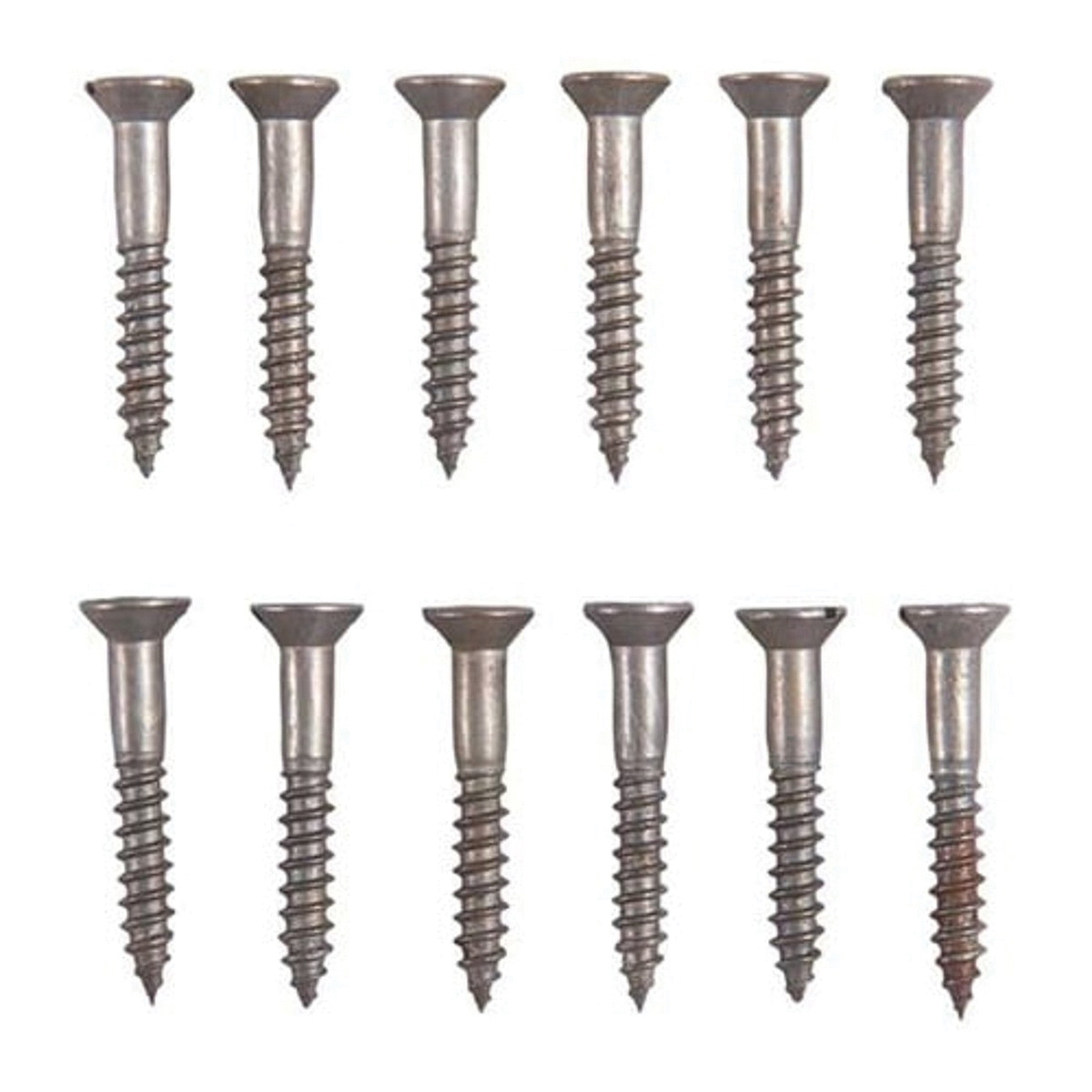 Brownells #6 x 1" Flat Head Wood Screw, Pack of 12 - Brownells