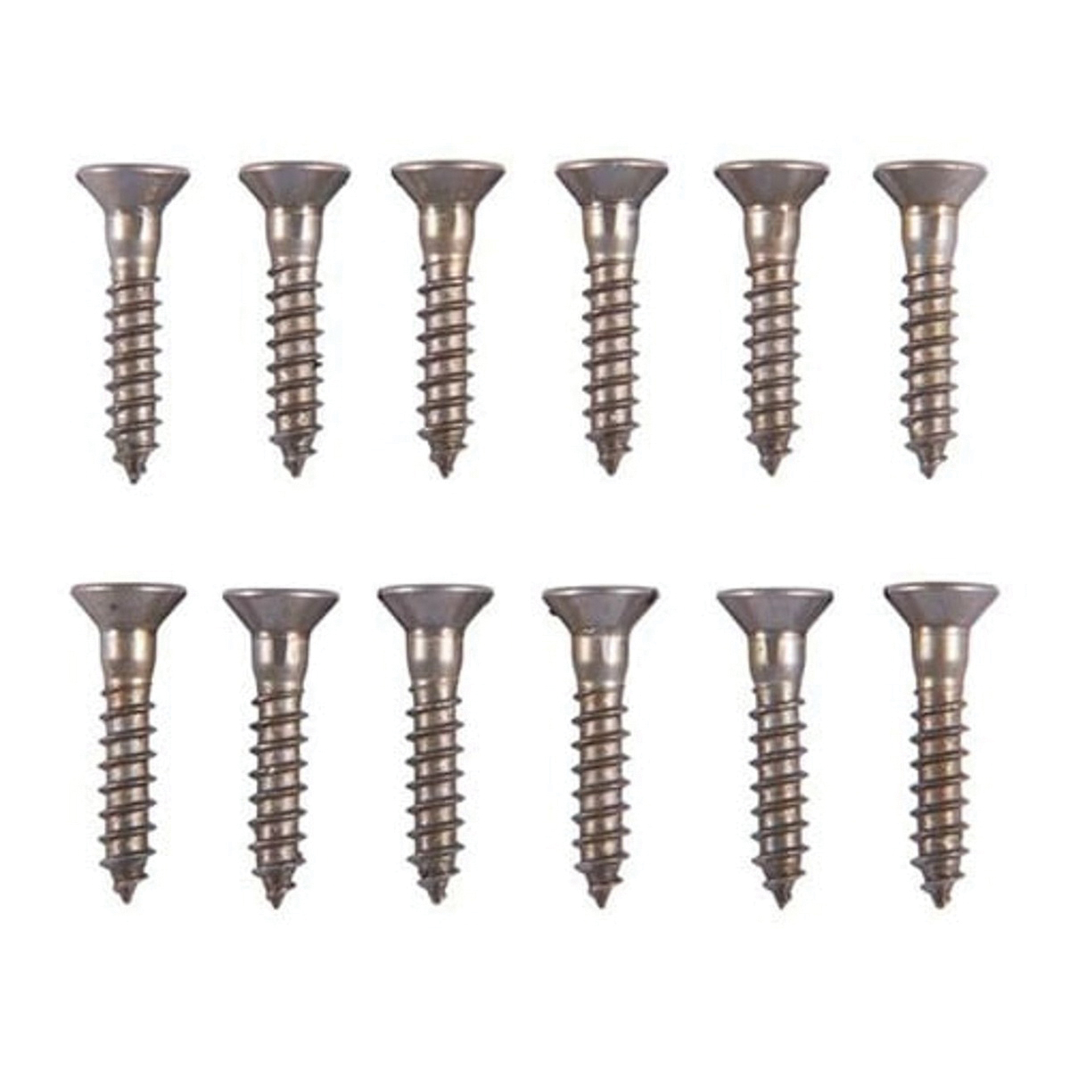 Brownells #6 x 0.75" Flat Head Wood Screw, Pack of 12