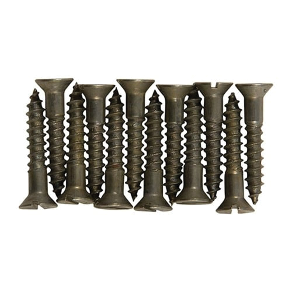 Brownells #8 x 1" Flat Head Wood Screw, Pack of 12 - Brownells