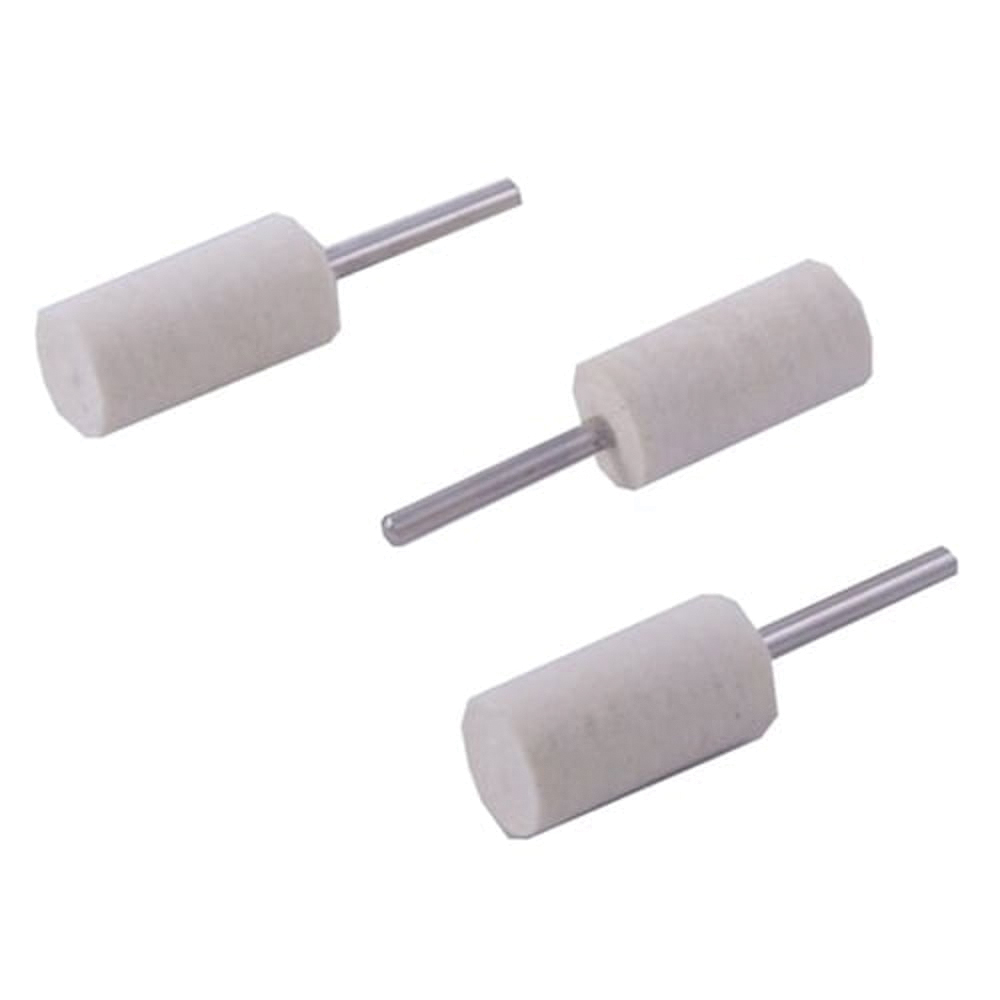 Brownells 1" x 0.50" Mandrel Mounted Felt Bob, Pack of 3 - Brownells