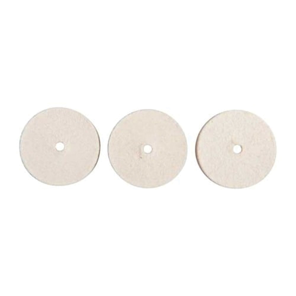 Brownells Brownells Square Unmounted Felt Bob, Pack of 3