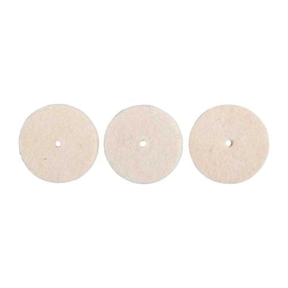 Brownells Square Unmounted Felt Bob, Pack of 3 - Brownells