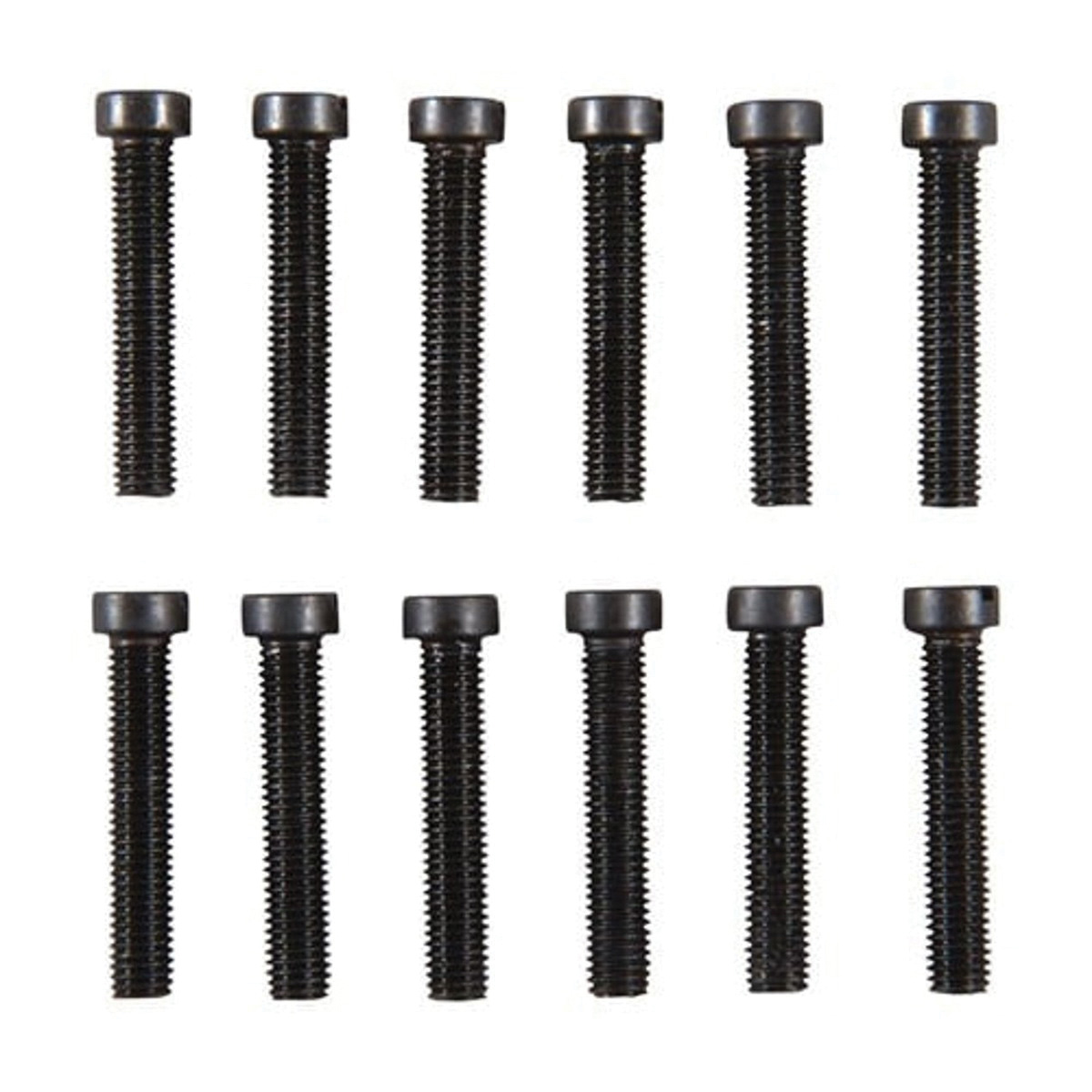 Brownells #6-48 x 0.75" Fillister Head Long Screw, Black Pack of 12