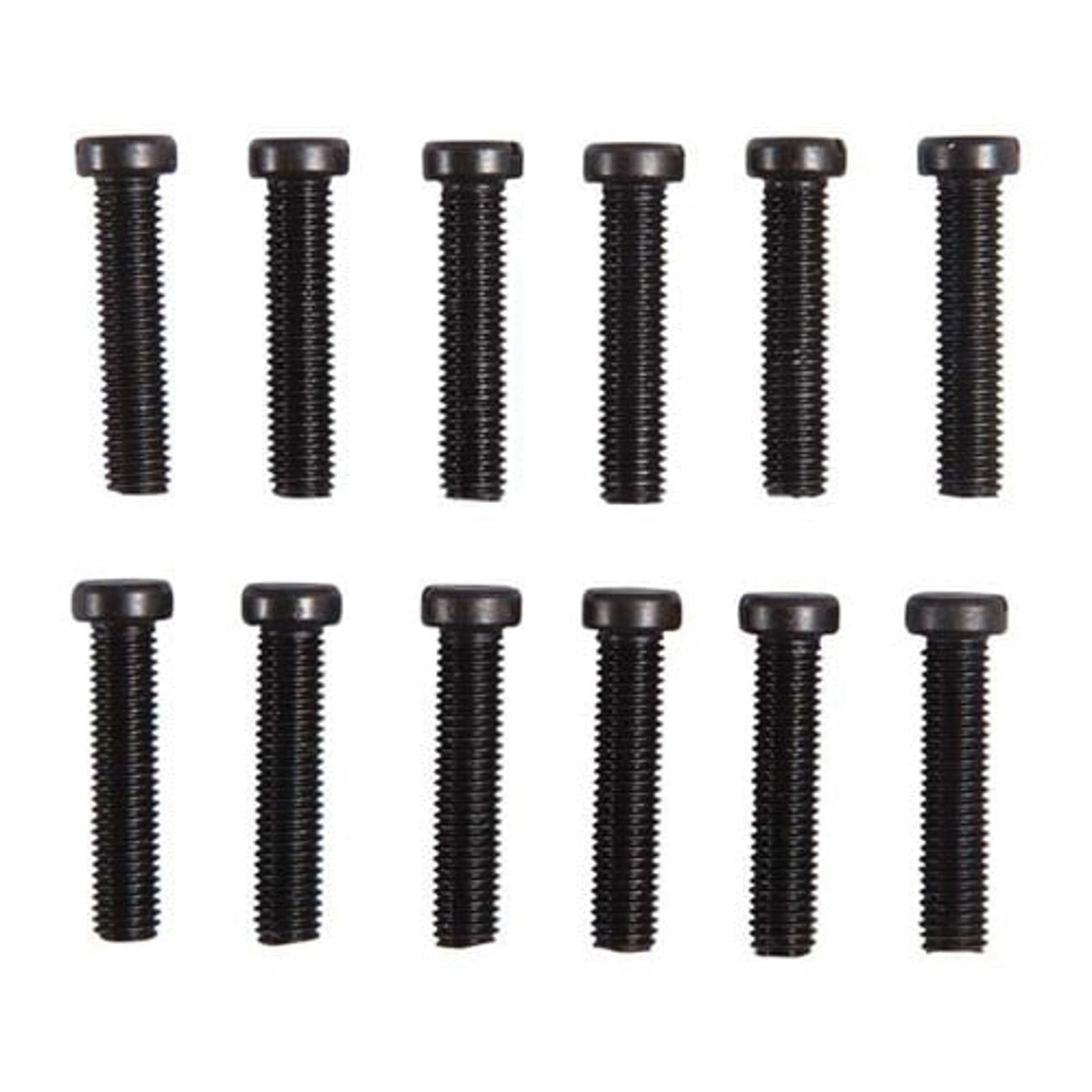Brownells #8-40 x 0.75" Fillister Head Long Screw, Black Pack of 12