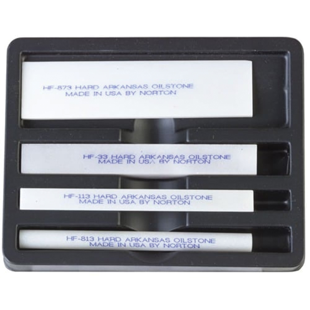 Brownells Gunsmith Premium Hard Arkansas Stone File Set - Brownells