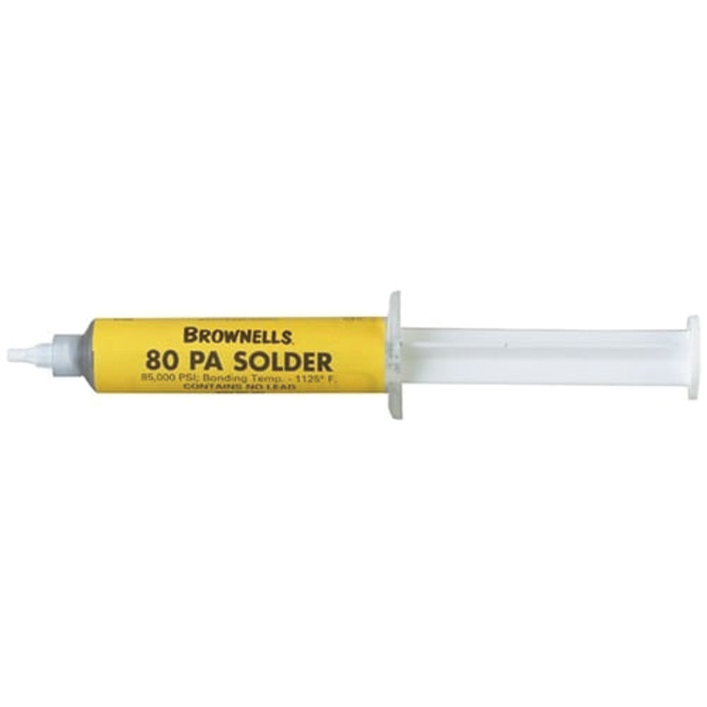 Brownells Silver Baze Solder, 1 oz Syringe