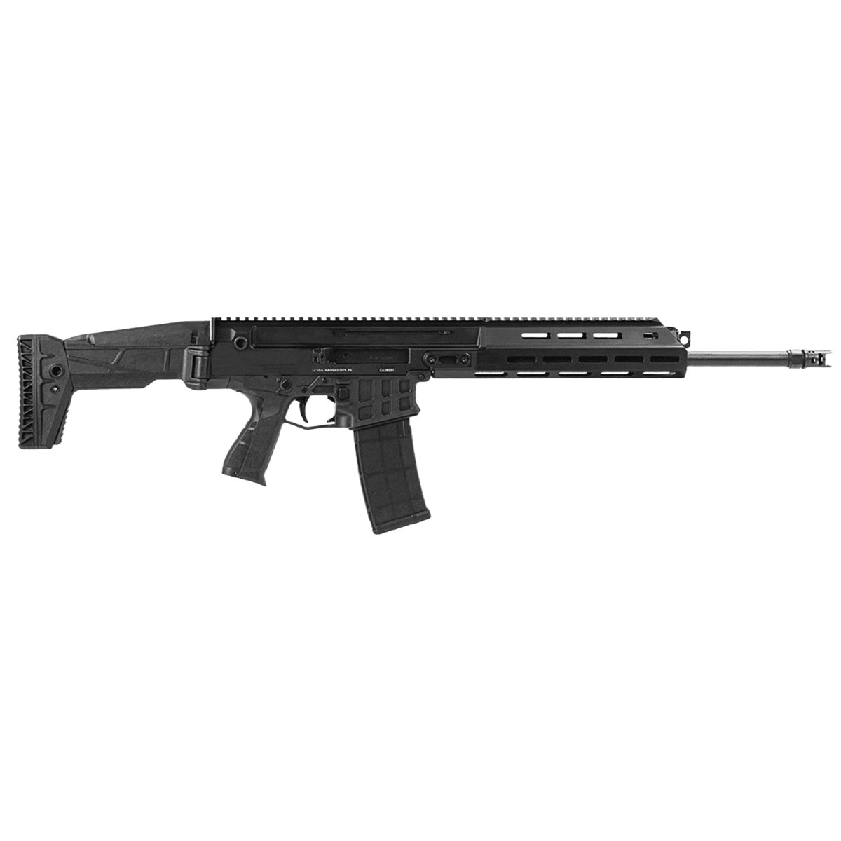 CZ-USA Bren 2 MS Carbine .223 Rem/5.56x45mm 16.50" Rifle, Black - 08610 - Cz