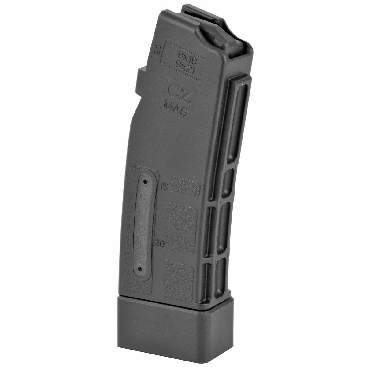 CZ-USA 20 Round 9mm Scorpion Detachable Magazine, Black - 11356