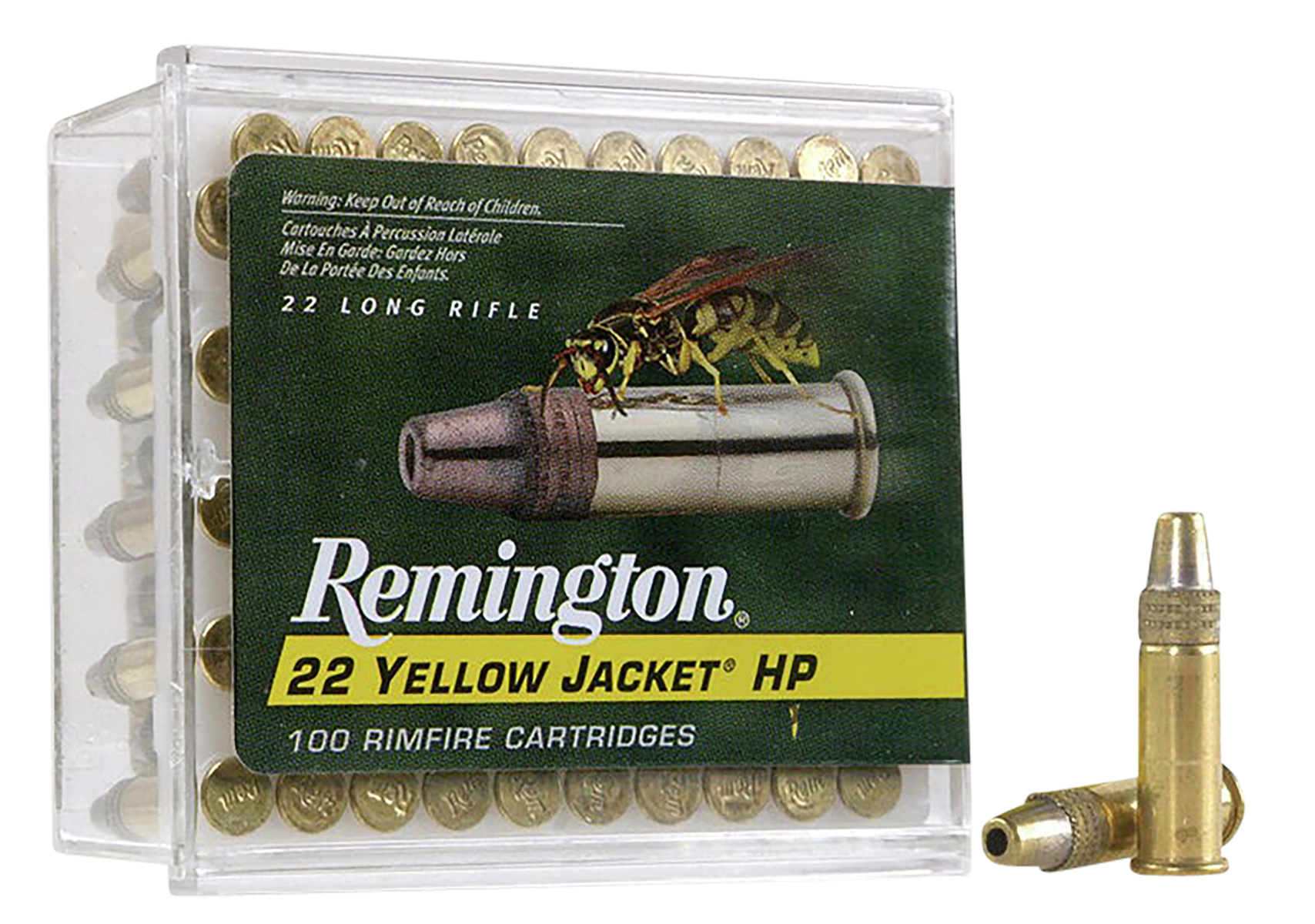Remington Yellow Jacket .22 LR 33gr TCHP, 100rds - 1700 - Remington