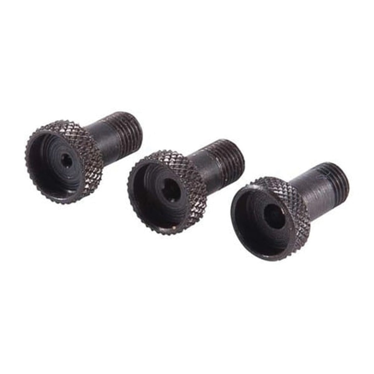 Brownells 3/8" Longer Shank Aperture Peep Fits Williams WGRS, Black Pack of 3