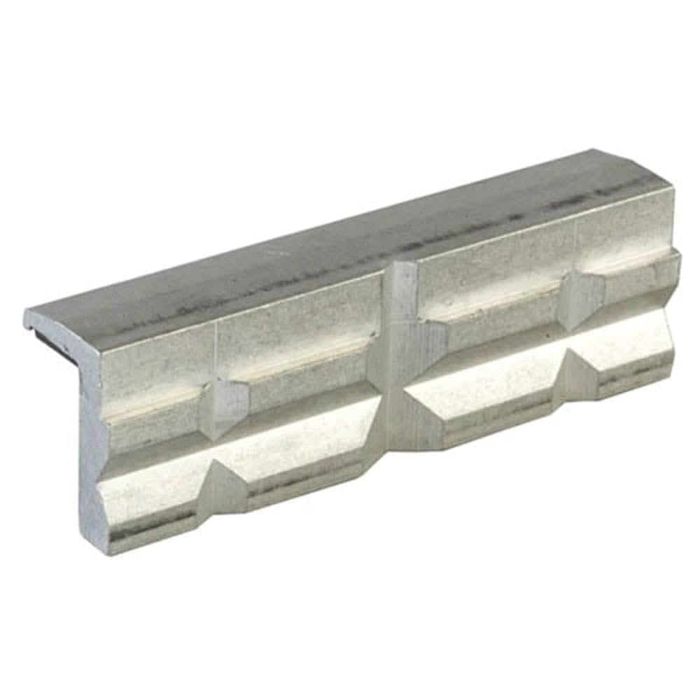 Brownells 4" x 1" 1911 Auto Vise Jaw, Silver Pack of 2