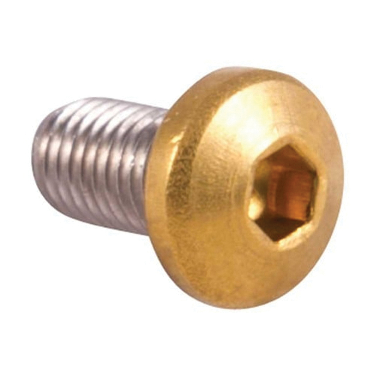 Brownells 4-Pack Hex Grip Screw Fits 1911 Commander/1911 Government, Gold - Brownells