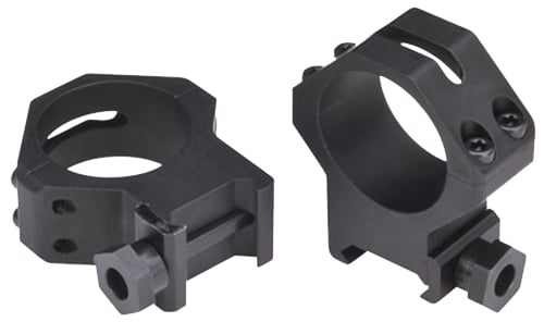 Weaver 30mm X-High Aircraft Grade Aluminum 4-Hole Tactical Style Scope Ring, Matte Black - 48367