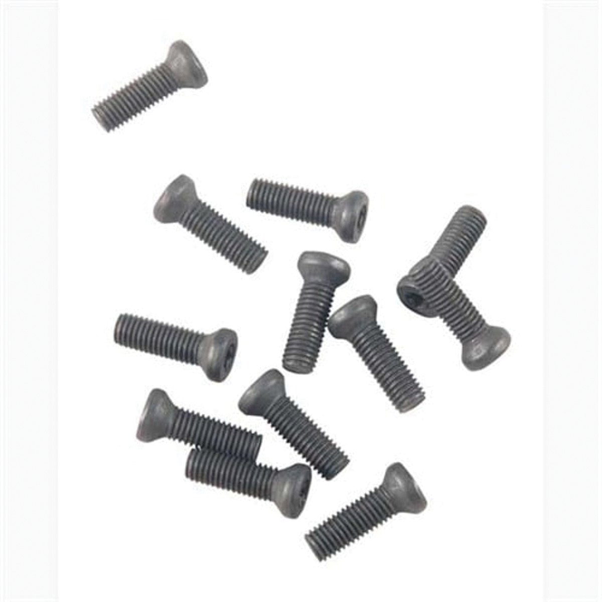Brownells #6-48 x 0.47" T-10 Weaver Oval Screw, Black Pack of 12