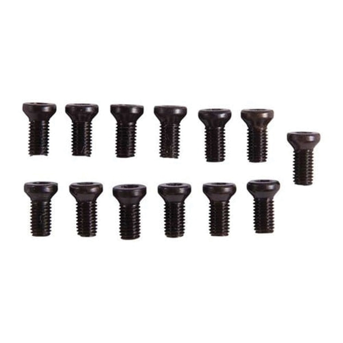 Brownells #6-48 x 0.25" T-10 Weaver Oval Screw, Black Pack of 12