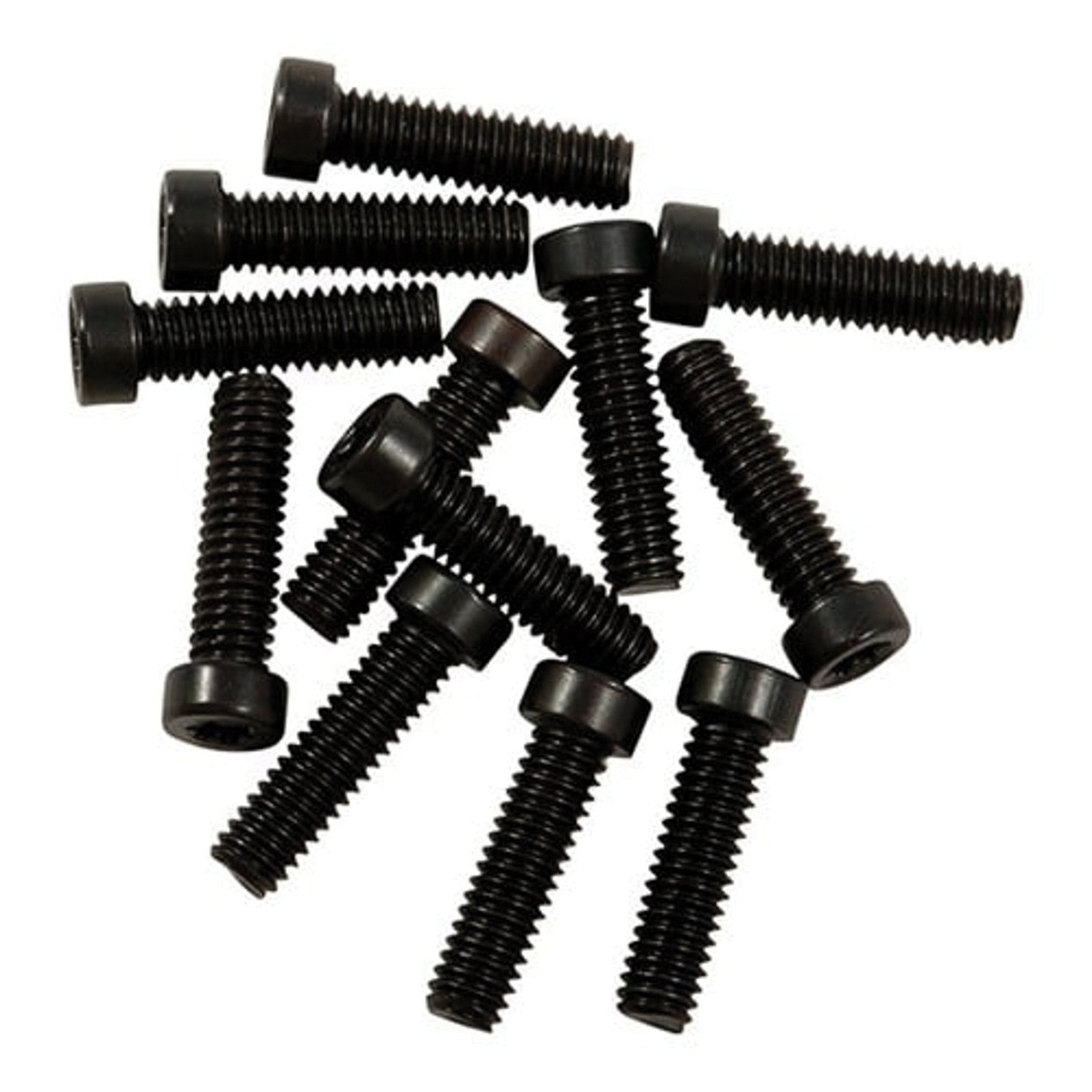 Brownells #6-40 x 0.50" T-10 Fillister Head Screw, Black Pack of 12