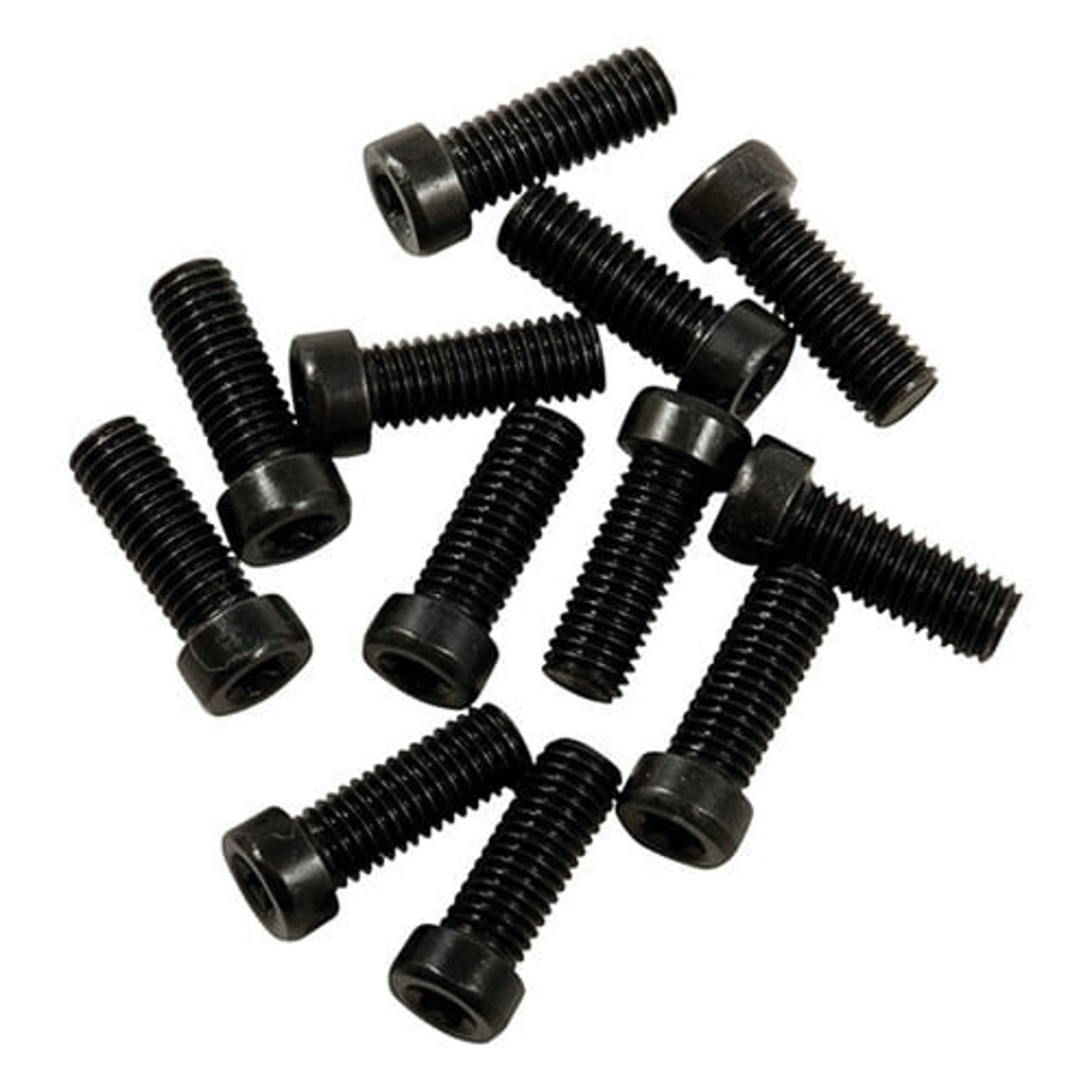 Brownells #6-48 x 0.38" T-10 Fillister Head Screw, Black Pack of 12
