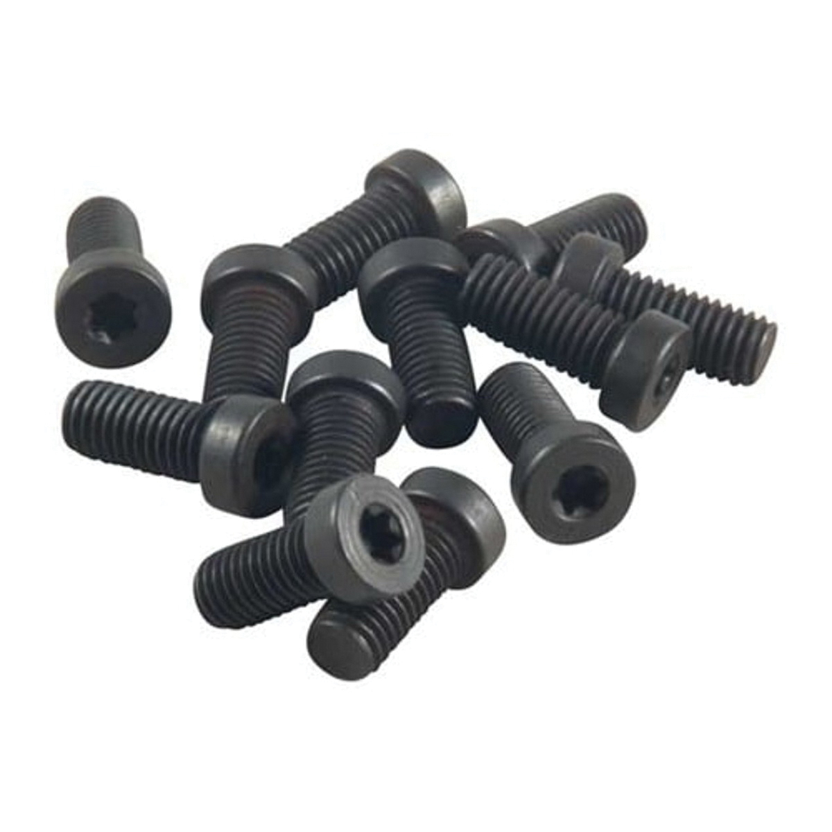 Brownells #8-40 x 0.38" T-10 Fillister Head Screw, Black Pack of 12