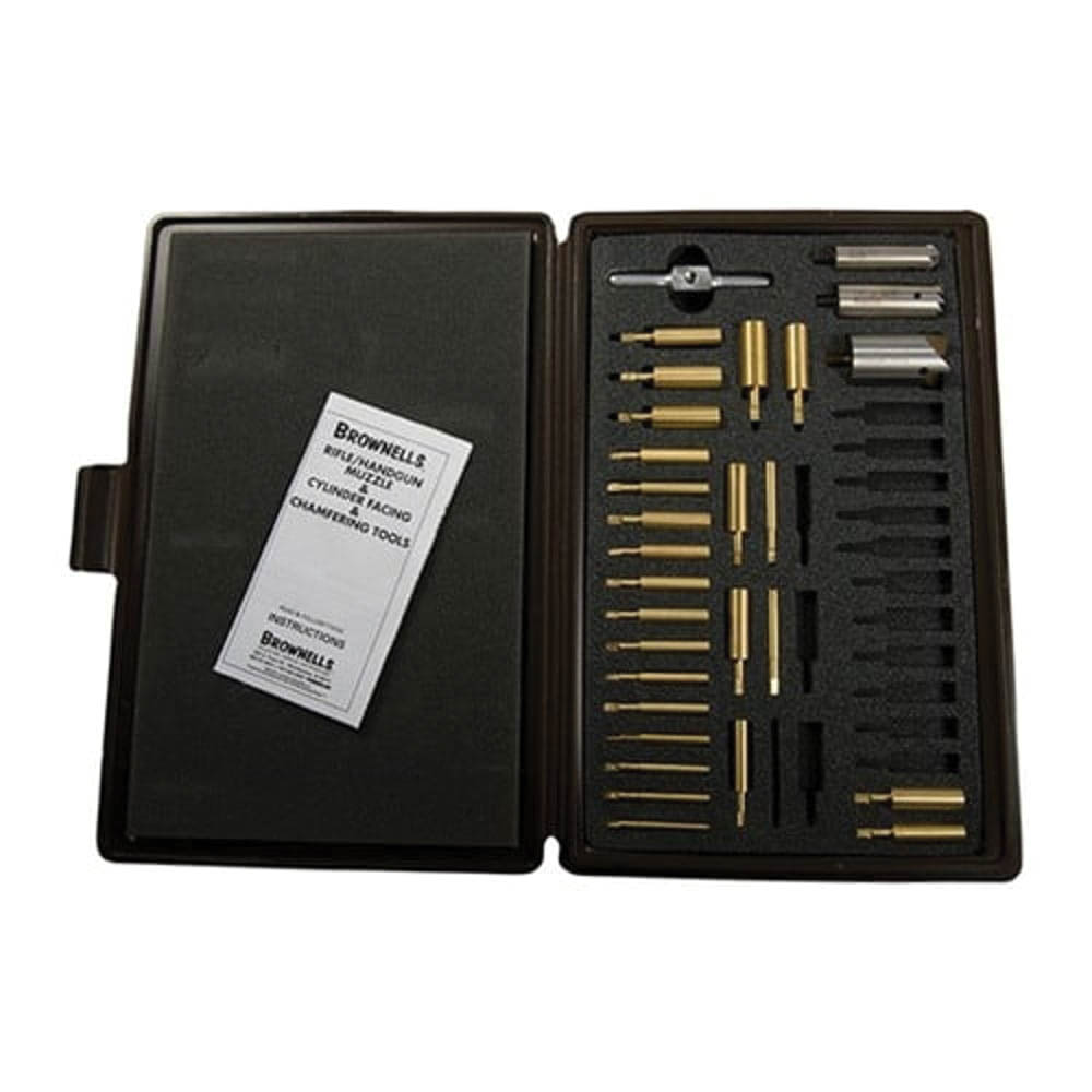 Brownells Rifle Master Facing/Chamfering Set w/Brass Pilot - Brownells