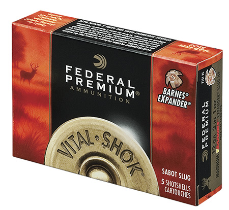 Federal 20ga 2.75" 275gr Trophy Copper Sabot Slug Vital-Shok Shotshell Ammunition 5rds - P208 TC - Federal