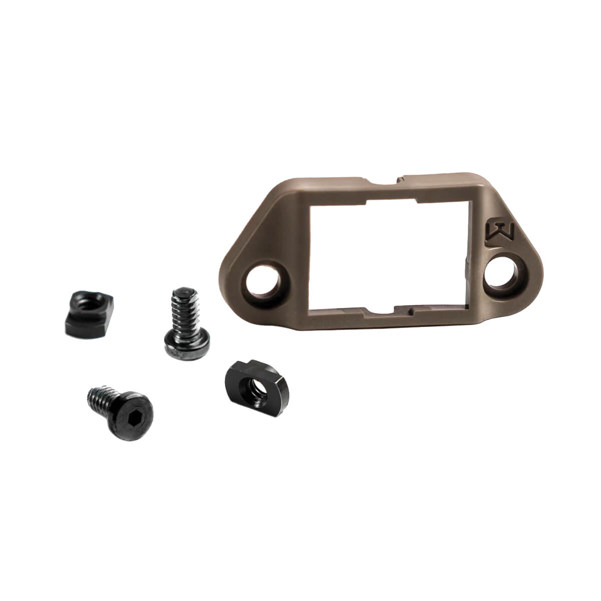 Unity Tactical ModButton Lite Remote Switch Mounting Kit Polymer 2.20" - Reliable - MBL-MLOK-FDE - Unity Tactical
